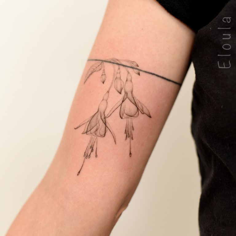 Tattoo Fuchsia X-Ray bras